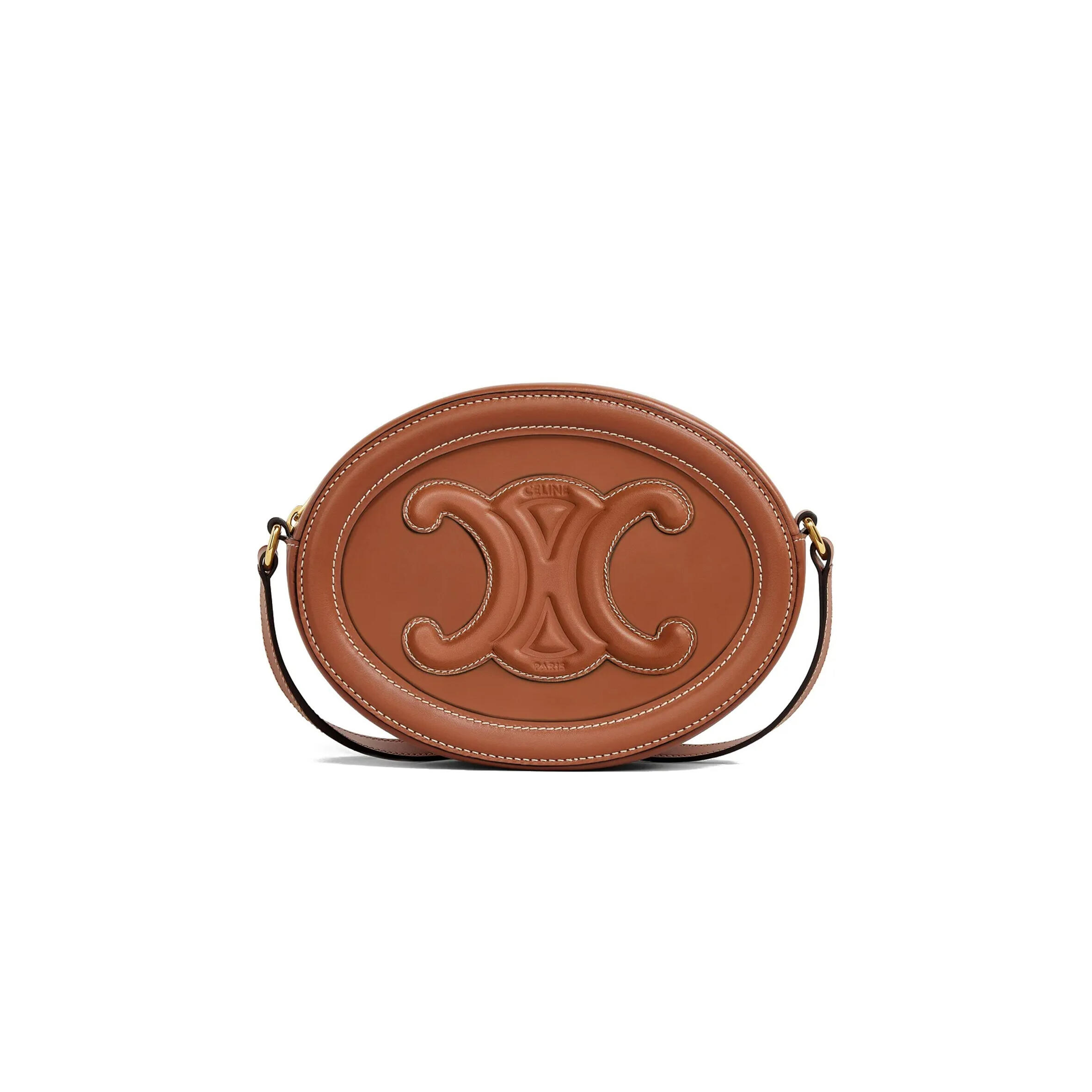CELINE SMALL CROSSBODY IN TRIOMPHE SMOOTH COWHIDE 10I703DPQ.04LU (16*12.5*4cm)